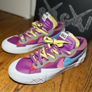Sz 12.5 - KAWS x sacai x Blazer Low 'Purple
Dusk'